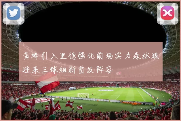 黄蜂引入里德强化前场实力森林狼迎来三球组新首发阵容